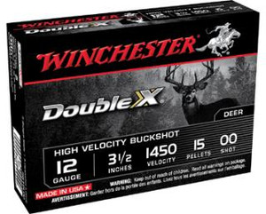 WIN DOUBLE X 12GA 3.5 15PEL #00 5/50 WIN DOUBLE X 12GA 3.5 15PEL #00 5/50