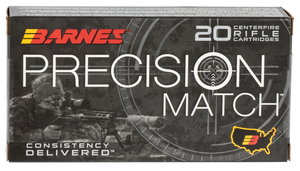Barnes Bullets 30166 Precision Match 6.5Creedmoor 140gr Open Tip Match Boat Tail 20 Per Box/10 Case Barnes Bullets 30166 Precision Match 6.5Creedmoor 140gr Open Tip Match Boat Tail 20 Per Box/10 Case