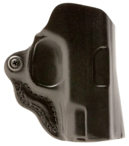 DeSantis Gunhide 019BAB6Z0 Mini Scabbard OWB Black Leather Belt Slide Fits Glock 17/19/23/32/36 Right Hand DeSantis Gunhide 019BAB6Z0 Mini Scabbard OWB Black Leather Belt Slide Fits Glock 17/19/23/32/36 Right Hand