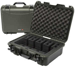 Nanuk 9254UP6 925 4 UP Pistol Case Waterproof Olive Resin w/ Closed-Cell Foam Padding 17" L x 11.80" W x 6.40" H Interior Dimensions Nanuk 9254UP6 925 4 UP Pistol Case Waterproof Olive Resin w/ Closed-Cell Foam Padding 17" L x 11.80" W x 6.40" H Interior Dimensions