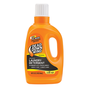 Dead Down Wind 114018 Laundry Detergent Odor Eliminator Unscented Scent 40 oz Jug Dead Down Wind 114018 Laundry Detergent Odor Eliminator Unscented Scent 40 oz Jug