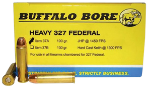 Buffalo Bore Ammunition 37A20 Heavy Strictly Business 327Federal Mag 100gr Jacket Hollow Point 20 Per Box/12 Case Buffalo Bore Ammunition 37A20 Heavy Strictly Business 327Federal Mag 100gr Jacket Hollow Point 20 Per Box/12 Case