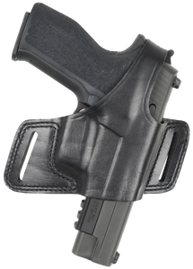 Bianchi 15718 Black Widow OWB Size 14 Black Leather Belt Slide Fits Glock 17 Fits Glock 19 Fits Glock 22 Right Hand Bianchi 15718 Black Widow OWB Size 14 Black Leather Belt Slide Fits Glock 17 Fits Glock 19 Fits Glock 22 Right Hand