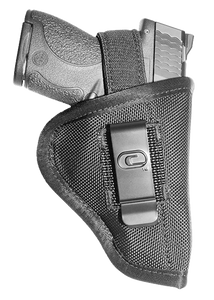 Crossfire Shooting Gear CRFTUSA1M1 The Undercover IWB/OWB Size 01 Black Ballistic Nylon Belt Clip Fits Micro 1-1.50" Barrel Ambidextrous Crossfire Shooting Gear CRFTUSA1M1 The Undercover IWB/OWB Size 01 Black Ballistic Nylon Belt Clip Fits Micro 1-1.50" Barrel Ambidextrous