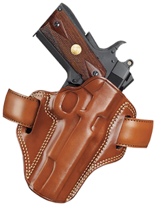 Galco CM112 Combat Master OWB Tan Leather Belt Slide Fits S&W K Frame Fits Ruger Security-Six Right Hand Galco CM112 Combat Master OWB Tan Leather Belt Slide Fits S&W K Frame Fits Ruger Security-Six Right Hand