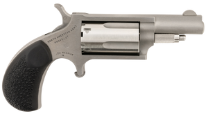 North American Arms 22MGRCHSS Mini-Revolver Carry Combo Sports South Exclusive 22 WMR 5 Shot 1.63" Stainless Steel Barrel, Frame & Cylinder, Black Rubber Grip, Exposed Hammer, Side Carry Holster North American Arms 22MGRCHSS Mini-Revolver Carry Combo Sports South Exclusive 22 WMR 5 Shot 1.63" Stainless Steel Barrel, Frame & Cylinder, Black Rubber Grip, Exposed Hammer, Side Carry Holster