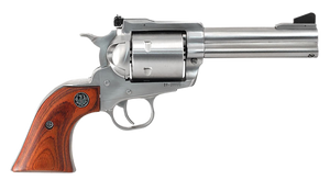 Ruger 0814 Super Blackhawk Large Frame 44 Rem Mag/44 Special 6rd 4.63" Satin Stainless Steel Barrel, Cylinder & Frame, Hardwood Grip, Transfer Bar Safety, Exposed Hammer Ruger 0814 Super Blackhawk Large Frame 44 Rem Mag/44 Special 6rd 4.63" Satin Stainless Steel Barrel, Cylinder & Frame, Hardwood Grip, Transfer Bar Safety, Exposed Hammer