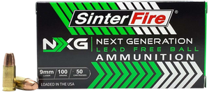 SinterFire Inc SF9100NXGLF Next Generation (NXG) 9mm 100gr 50 Per Box/20 Case SinterFire Inc SF9100NXGLF Next Generation (NXG) 9mm 100gr 50 Per Box/20 Case