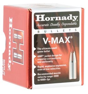 Hornady 21710 V-Max 17 Cal .172 20 gr V Max 100 Per Box/ 40 Case Hornady 21710 V-Max 17 Cal .172 20 gr V Max 100 Per Box/ 40 Case