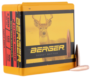 Berger Bullets 26571 Classic Hybrid Hunter Match Grade 6.5Creedmoor 135gr Boat Tail 100/Box Berger Bullets 26571 Classic Hybrid Hunter Match Grade 6.5Creedmoor 135gr Boat Tail 100/Box