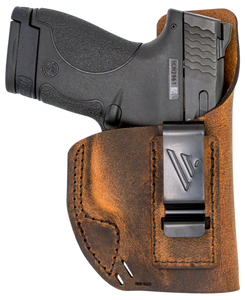 Versacarry 32102 Element IWB Size 02 Brown Leather Belt Clip Versacarry 32102 Element IWB Size 02 Brown Leather Belt Clip