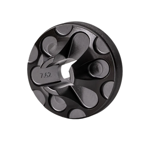 Rugged Suppressors FC006 Flash Hider Front Cap 7.62mm, Black Steel for Some Rugged Suppressors Rugged Suppressors FC006 Flash Hider Front Cap 7.62mm, Black Steel for Some Rugged Suppressors
