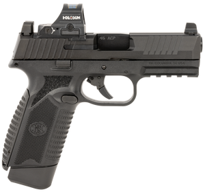 FN 66101916 545 MRD w/Optic Full Size 45 ACP 15+1 4.10" Black Target Crown Steel Barrel, Black PVD Optic Cut/Serrated Steel Slide & Polymer Frame w/Picatinny Rail, Holosun 407C Red Dot, Ambidextrous FN 66101916 545 MRD w/Optic Full Size 45 ACP 15+1 4.10" Black Target Crown Steel Barrel, Black PVD Optic Cut/Serrated Steel Slide & Polymer Frame w/Picatinny Rail, Holosun 407C Red Dot, Ambidextrous
