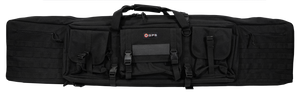 GPS Bags DRC55 Double Rifle Case Black 600D Polyester w/ 2 Padded Pistol Sleeves MOLLE Webbing & Lockable Zippers GPS Bags DRC55 Double Rifle Case Black 600D Polyester w/ 2 Padded Pistol Sleeves MOLLE Webbing & Lockable Zippers