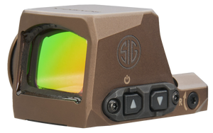 Sig Sauer Electro-Optics SORX1202 Romeo-X Compact Flat Dark Earth 1x24mm 2 MOA Red Dot/32 MOA Circle Reticle, Fits Sig P365 Pistol Sig Sauer Electro-Optics SORX1202 Romeo-X Compact Flat Dark Earth 1x24mm 2 MOA Red Dot/32 MOA Circle Reticle, Fits Sig P365 Pistol