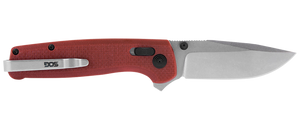 S.O.G SOGTM1023CP Terminus XR 2.95" Folding Clip Point Plain Stonewashed D2 Steel Blade Crimson Textured G10 Handle Includes Pocket Clip S.O.G SOGTM1023CP Terminus XR 2.95" Folding Clip Point Plain Stonewashed D2 Steel Blade Crimson Textured G10 Handle Includes Pocket Clip