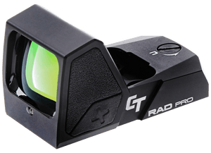 Crimson Trace 0101940 CT RAD Pro Matte Black 1x24mm 3 MOA Red Dot Reticle, CT RAD/JPoint/Shield RMS Footprint Crimson Trace 0101940 CT RAD Pro Matte Black 1x24mm 3 MOA Red Dot Reticle, CT RAD/JPoint/Shield RMS Footprint