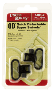 Uncle Mike's 14032 Super Swivel Quick Detach Tri-Lock Blued 1" Loop for Rifles or Shotguns w/QD Bases Uncle Mike's 14032 Super Swivel Quick Detach Tri-Lock Blued 1" Loop for Rifles or Shotguns w/QD Bases