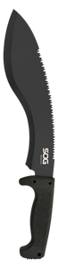 S.O.G SOGMC11N SOGfari 12" Black Hardcased 3Cr13MoV SS Blade Black Kraton Handle 18" Long Includes Sheath S.O.G SOGMC11N SOGfari 12" Black Hardcased 3Cr13MoV SS Blade Black Kraton Handle 18" Long Includes Sheath