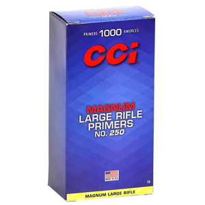 CCI 0015 Magnum Rifle No. 250 Large Rifle Multi Caliber 1000/Box CCI 0015 Magnum Rifle No. 250 Large Rifle Multi Caliber 1000/Box