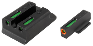 TruGlo TG13RS1PC TFX Pro Black | Green Tritium & Fiber Optic Orange Outline Front Sight Green Tritium & Fiber Optic Rear Sight TruGlo TG13RS1PC TFX Pro Black | Green Tritium & Fiber Optic Orange Outline Front Sight Green Tritium & Fiber Optic Rear Sight