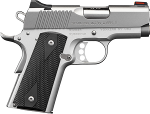 Kimber Mfg.,inc 3200062CA Stainless Ultra Carry II (CA) 45 ACP 7+1 3" Satin Silver Steel Slide Black Synthetic Double Diamond Checkering Grip Kimber Mfg.,inc 3200062CA Stainless Ultra Carry II (CA) 45 ACP 7+1 3" Satin Silver Steel Slide Black Synthetic Double Diamond Checkering Grip