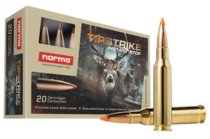 Norma Ammunition 20170362 Dedicated Hunting Tipstrike 7mm-08Rem 160gr Polymer Tip 20 Per Box/10 Case Norma Ammunition 20170362 Dedicated Hunting Tipstrike 7mm-08Rem 160gr Polymer Tip 20 Per Box/10 Case
