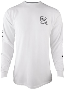 Glock AP96092 Perfection Long Sleeve Tee White Pre-Shrunk Cotton Long Sleeve Small Glock AP96092 Perfection Long Sleeve Tee White Pre-Shrunk Cotton Long Sleeve Small