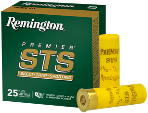 Remington Ammunition 28059 Premier STS 20 Gauge 2.75" 7/8 oz 8 Shot 25 Per Box/ 10 Cs Remington Ammunition 28059 Premier STS 20 Gauge 2.75" 7/8 oz 8 Shot 25 Per Box/ 10 Cs
