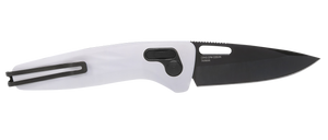 S.O.G SOG12730557 One-Zero XR 3.10" Folding Plain Black Chrome Cryo CPM S35VN Steel Blade/ White Sculpted Aluminum Handle S.O.G SOG12730557 One-Zero XR 3.10" Folding Plain Black Chrome Cryo CPM S35VN Steel Blade/ White Sculpted Aluminum Handle