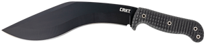 CRKT 2742 KUK 10.56" Fixed Recurve Plain Black Powder Coated 65Mn Carbon Steel Blade/Black Textured GRN Handle Includes Sheath CRKT 2742 KUK 10.56" Fixed Recurve Plain Black Powder Coated 65Mn Carbon Steel Blade/Black Textured GRN Handle Includes Sheath