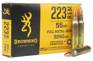 Browning Ammo B192802231 223Rem 55gr Full Metal Jacket 20 Per Box/50 Case Browning Ammo B192802231 223Rem 55gr Full Metal Jacket 20 Per Box/50 Case