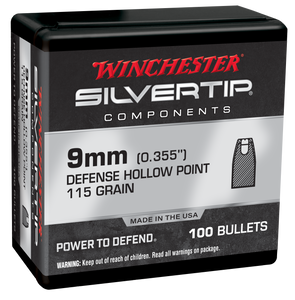 Winchester Ammo WB9ST115X Centerfire Handgun Reloading 9mm 115gr Silvertip Hollow Point 100 Per Box/10 Case Winchester Ammo WB9ST115X Centerfire Handgun Reloading 9mm 115gr Silvertip Hollow Point 100 Per Box/10 Case