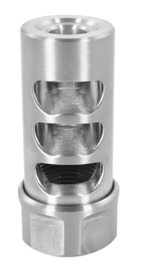 American Precision Arms G2M1230S Gen 2 Micro Bastard Self Timing Brake Stainless Steel with 1/2"-28 tpi Threads, 1.86" OAL & .750" Diameter for 30 Cal AR-Platform & Hunting Rifles American Precision Arms G2M1230S Gen 2 Micro Bastard Self Timing Brake Stainless Steel with 1/2"-28 tpi Threads, 1.86" OAL & .750" Diameter for 30 Cal AR-Platform & Hunting Rifles