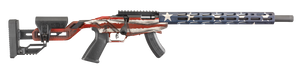 Ruger 8422 Precision Rimfire 22 LR 15+1 18" Threaded 1137 Alloy Steel Barrel, American Flag Cerakote Finish, Adjustable Quick-Fit Precision Rimfire Stock, 30 MOA Picatinny Rail, Optics Ready Ruger 8422 Precision Rimfire 22 LR 15+1 18" Threaded 1137 Alloy Steel Barrel, American Flag Cerakote Finish, Adjustable Quick-Fit Precision Rimfire Stock, 30 MOA Picatinny Rail, Optics Ready