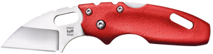 Cold Steel CS20MTR Tuff Lite Mini 2" Folding Sheepsfoot Plain 4034 Stainless Steel Blade/ Red Griv-Ex Handle Includes Pocket Clip Cold Steel CS20MTR Tuff Lite Mini 2" Folding Sheepsfoot Plain 4034 Stainless Steel Blade/ Red Griv-Ex Handle Includes Pocket Clip