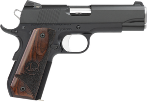 Dan Wesson 01838 Guardian 38 Super 9+1 4.25" Stainless Steel Barrel, Black Duty Serrated Stainless Steel Slide, Black Aluminum Frame w/Beavertail, Wood Grip, Ambidextrous Dan Wesson 01838 Guardian 38 Super 9+1 4.25" Stainless Steel Barrel, Black Duty Serrated Stainless Steel Slide, Black Aluminum Frame w/Beavertail, Wood Grip, Ambidextrous