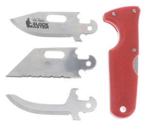 Cold Steel CS40ATZ Click-N-Cut Slock Master 2.50" Fixed Caping/Clip/Utility Plain/Serrated Satin 420J2 SS Blade Red Textured ABS Handle Includes Sheath Cold Steel CS40ATZ Click-N-Cut Slock Master 2.50" Fixed Caping/Clip/Utility Plain/Serrated Satin 420J2 SS Blade Red Textured ABS Handle Includes Sheath