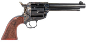 Taylors & Company 550811 Smoke Wagon 357 Mag Caliber with 5.50" Blued Finish Barrel, 6rd Capacity Blued Finish Cylinder, Color Case Hardened Finish Steel Frame & Checkered Walnut Grip Taylors & Company 550811 Smoke Wagon 357 Mag Caliber with 5.50" Blued Finish Barrel, 6rd Capacity Blued Finish Cylinder, Color Case Hardened Finish Steel Frame & Checkered Walnut Grip