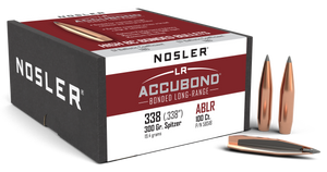 Nosler 58518 AccuBond Long Range 338Cal 300gr Spitzer Point 100/Box Nosler 58518 AccuBond Long Range 338Cal 300gr Spitzer Point 100/Box