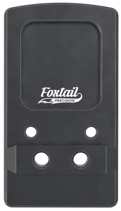 Foxtail Precision 100015 Rear Sight Dovetail Optic Adapter Plate for non MOS Glock Black Anodized Glock Non MOS Foxtail Precision 100015 Rear Sight Dovetail Optic Adapter Plate for non MOS Glock Black Anodized Glock Non MOS