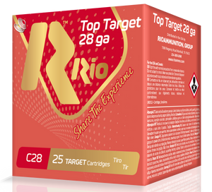 Rio Ammunition RC2875 Top Target 28 Gauge 2.75" 3/4 oz 7.5 Shot 25 Per Box/ 10 Case Rio Ammunition RC2875 Top Target 28 Gauge 2.75" 3/4 oz 7.5 Shot 25 Per Box/ 10 Case