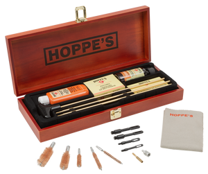 Hoppe's BUOX Deluxe Cleaning Kit Rifle/Shotgun/Pistol Wood Box Hoppe's BUOX Deluxe Cleaning Kit Rifle/Shotgun/Pistol Wood Box
