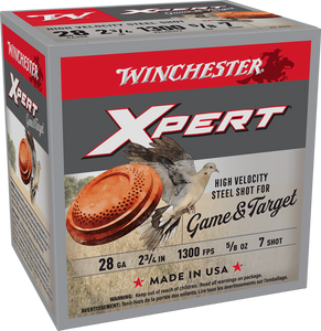 Winchester Ammo WE28GT7 Super X Xpert High Velocity 28Gauge 2.75" 5/8oz 7Shot 25 Per Box/10 Case Winchester Ammo WE28GT7 Super X Xpert High Velocity 28Gauge 2.75" 5/8oz 7Shot 25 Per Box/10 Case