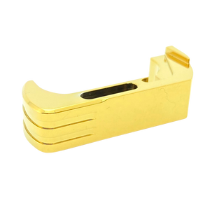 Cross Armory CRG5MCGD Mag Catch Extended Compatible w/Glock Gen4-5 Gold Anodized Aluminum Cross Armory CRG5MCGD Mag Catch Extended Compatible w/Glock Gen4-5 Gold Anodized Aluminum