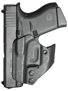 Mission First Tactical H2GL43AIWBM Minimalist Holster IWB Black Polymer Belt Clip Fits Glock 42/43/43X/48 Ambidextrous Mission First Tactical H2GL43AIWBM Minimalist Holster IWB Black Polymer Belt Clip Fits Glock 42/43/43X/48 Ambidextrous