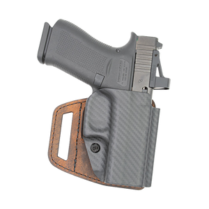 Versacarry VSL211365 V-Slide OWB Brown Leather/Polymer Belt Slide Fits Sig P365 Right Hand Versacarry VSL211365 V-Slide OWB Brown Leather/Polymer Belt Slide Fits Sig P365 Right Hand