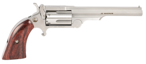 North American Arms 22MCR4 Ranger II 22 LR/22 WMR 5 Shot 4" Stainless Steel Barrel, Stainless Steel Frame, Stainless Cylinder, Rosewood Boot Grip, Exposed Hammer, Extra Cylinder North American Arms 22MCR4 Ranger II 22 LR/22 WMR 5 Shot 4" Stainless Steel Barrel, Stainless Steel Frame, Stainless Cylinder, Rosewood Boot Grip, Exposed Hammer, Extra Cylinder