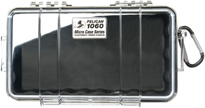 Pelican 1060025100 Micro Case Black/Clear Polycarbonate 9.88" Long Pelican 1060025100 Micro Case Black/Clear Polycarbonate 9.88" Long