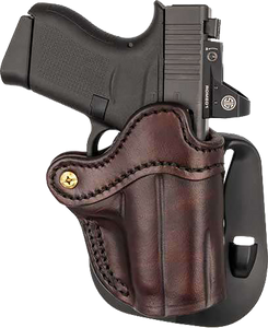 1791 Gunleather ORPDHCSBRR Optics Ready Paddle Holster C OWB Signature Brown Leather Fits 2.50-3" Barrel Right Hand 1791 Gunleather ORPDHCSBRR Optics Ready Paddle Holster C OWB Signature Brown Leather Fits 2.50-3" Barrel Right Hand